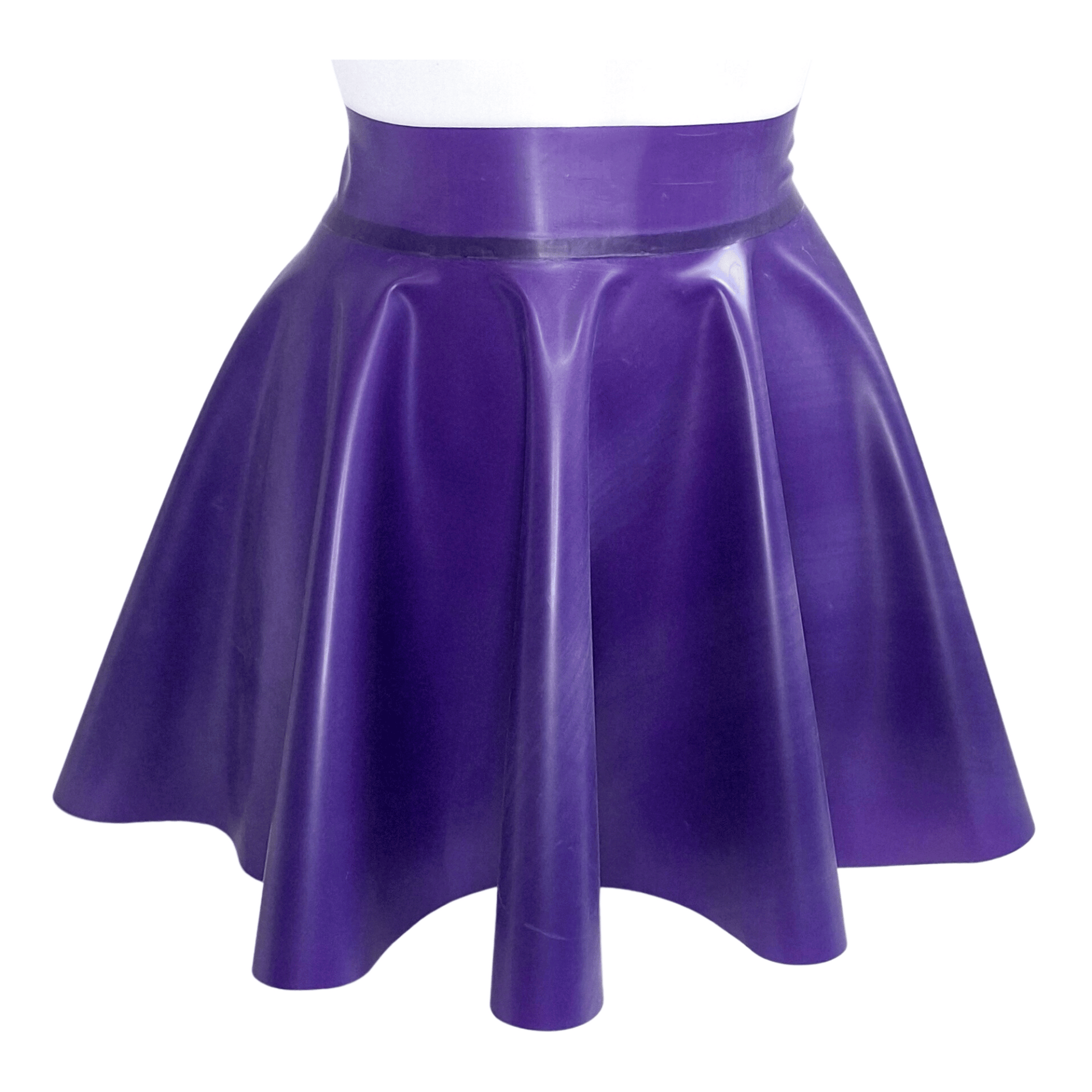 Skater skirt shown in Transparent mauve purple