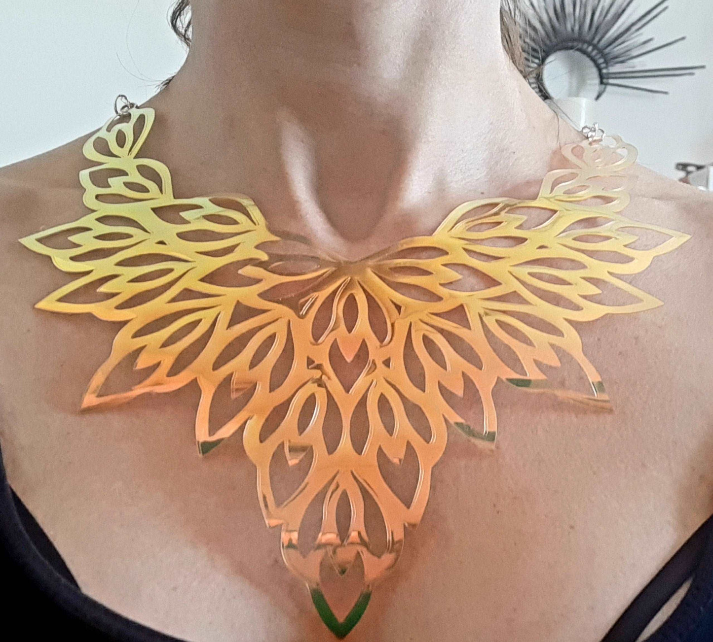 Gold Iridescent Cat Face Nipple Stickers Hypoallergenic Self Adhesive Festival Stickers Body Nipple Covers Pasties