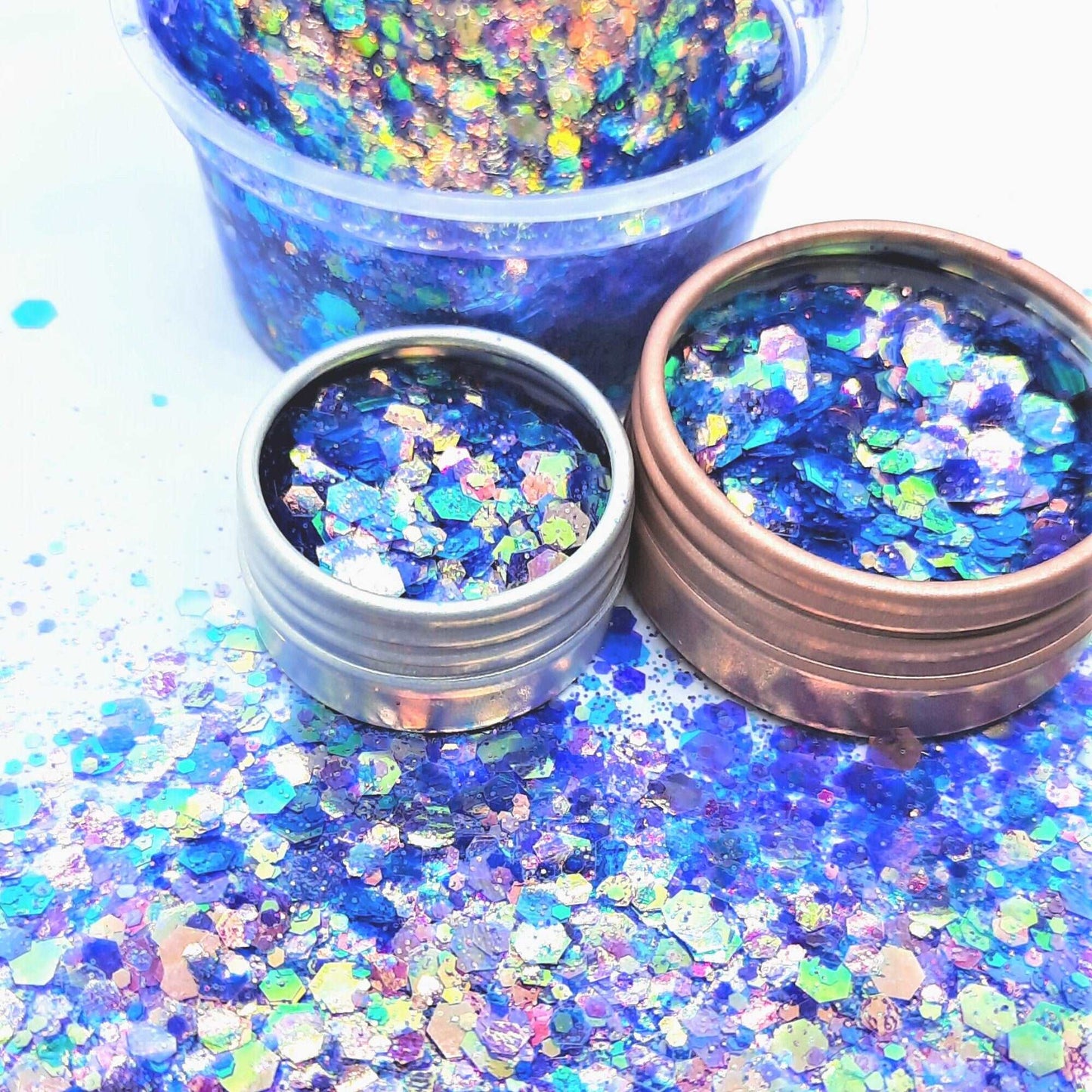Galaxy & Moon Dust Festival Glitter + Aloe Vera Gel Set