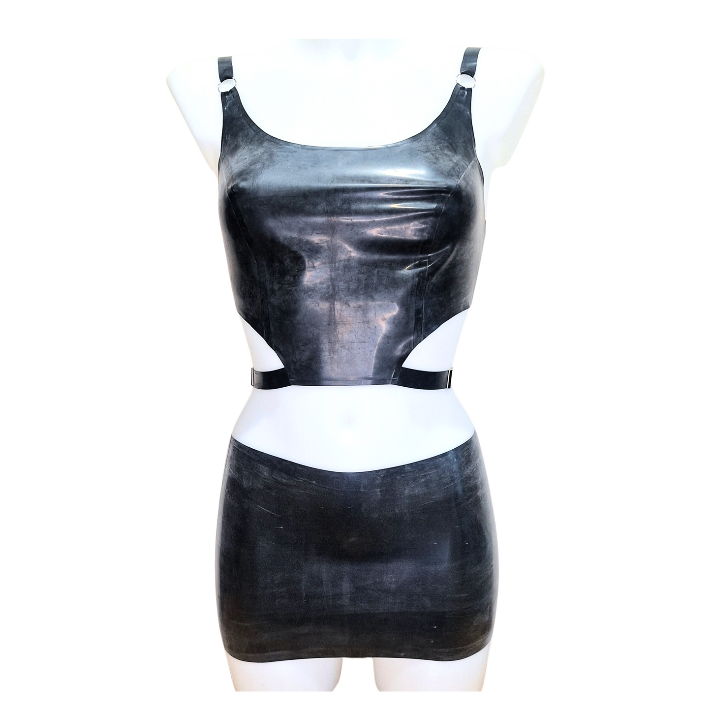 Latex Waist Strap Top