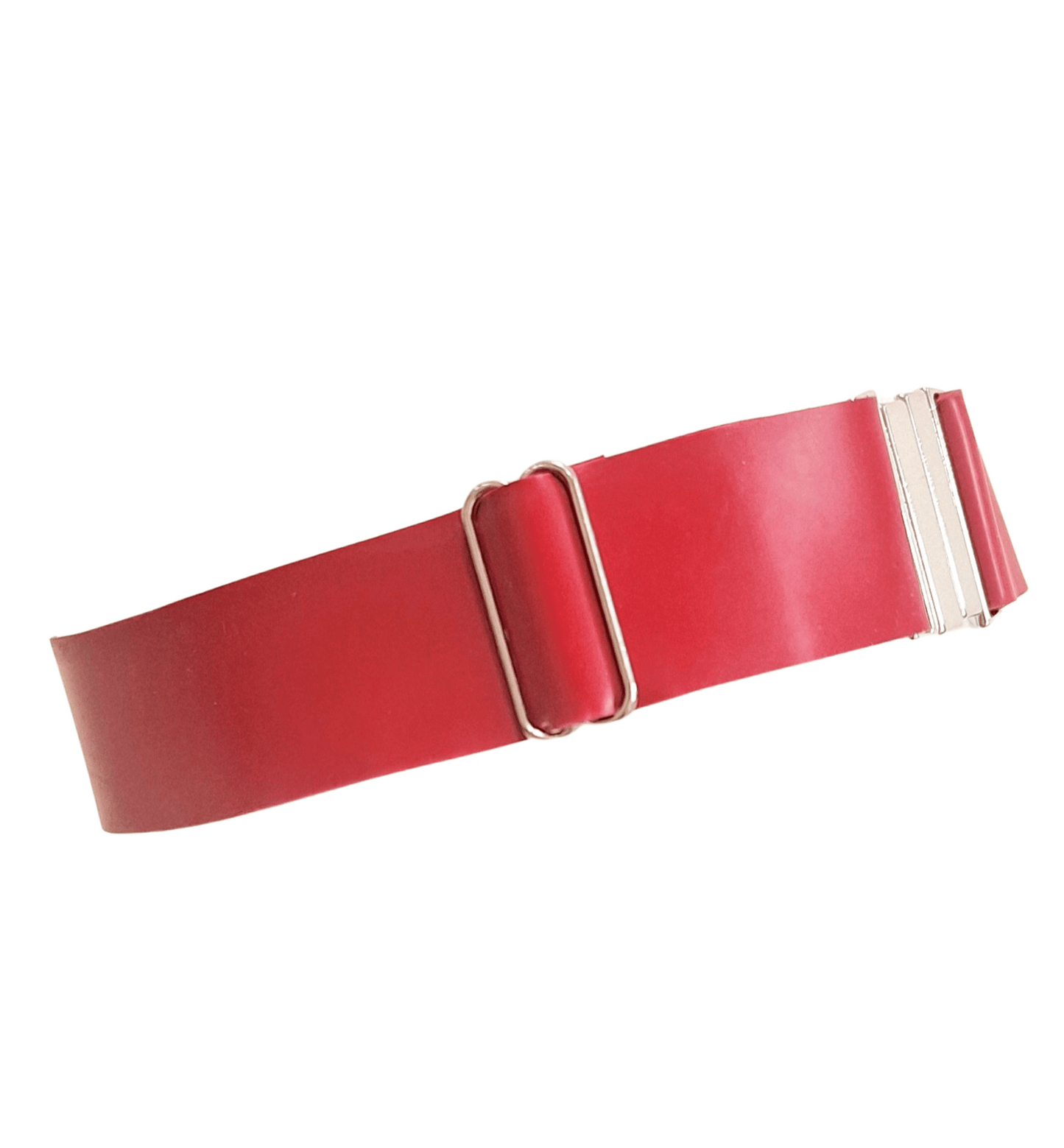 Red Latex Plain Choker - Adjustable