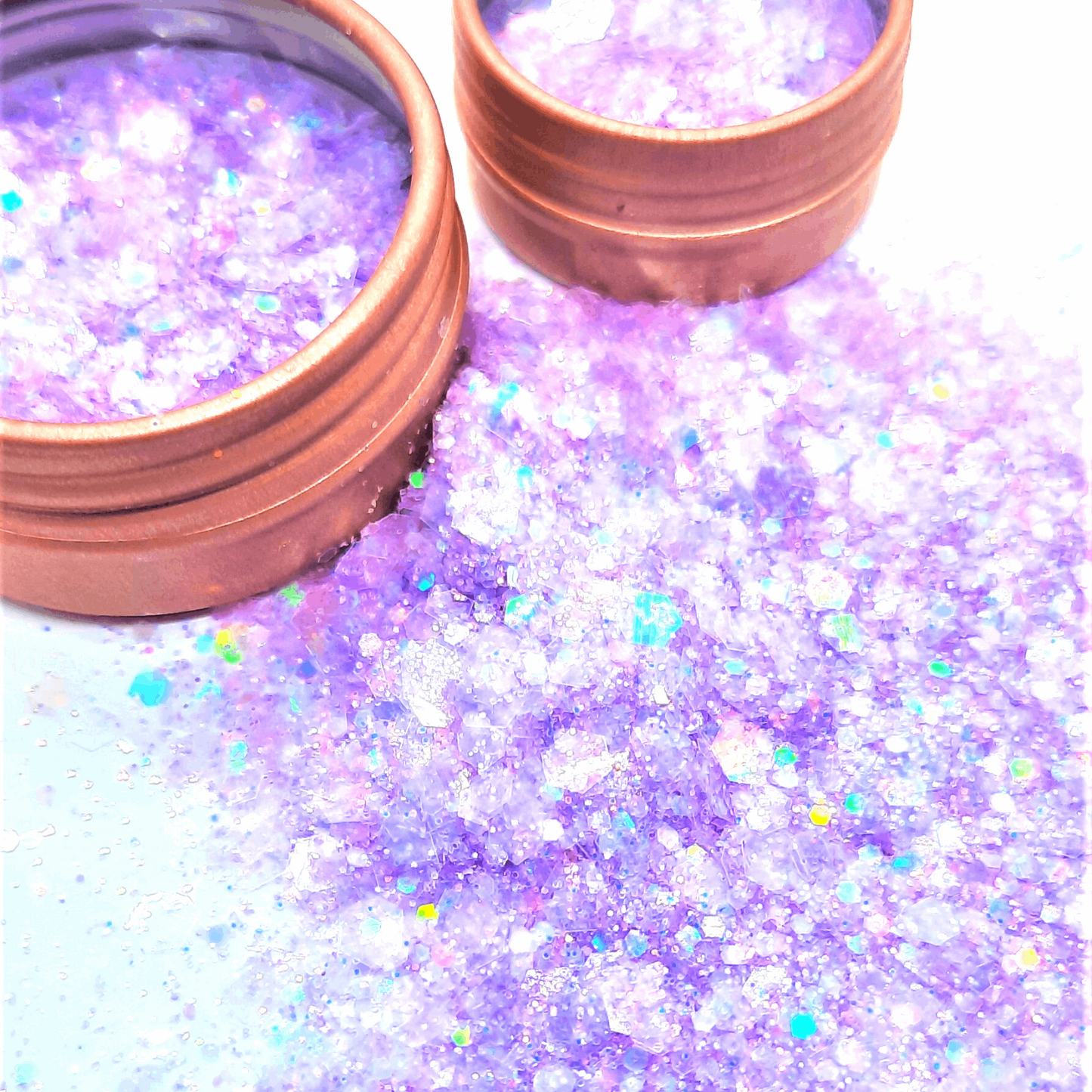 6 X Purple's Glitter Set