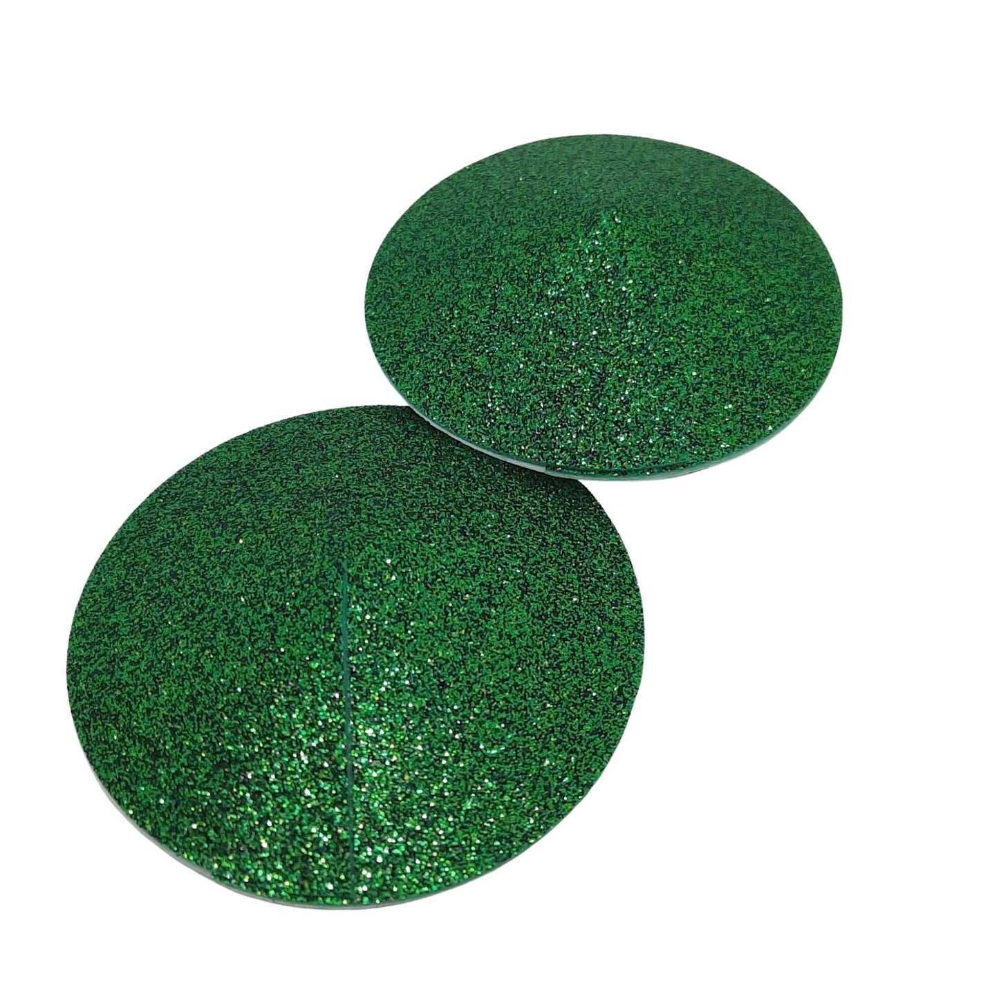 Green Glitter Round Nipple Pasties S,M,L Sizes Available