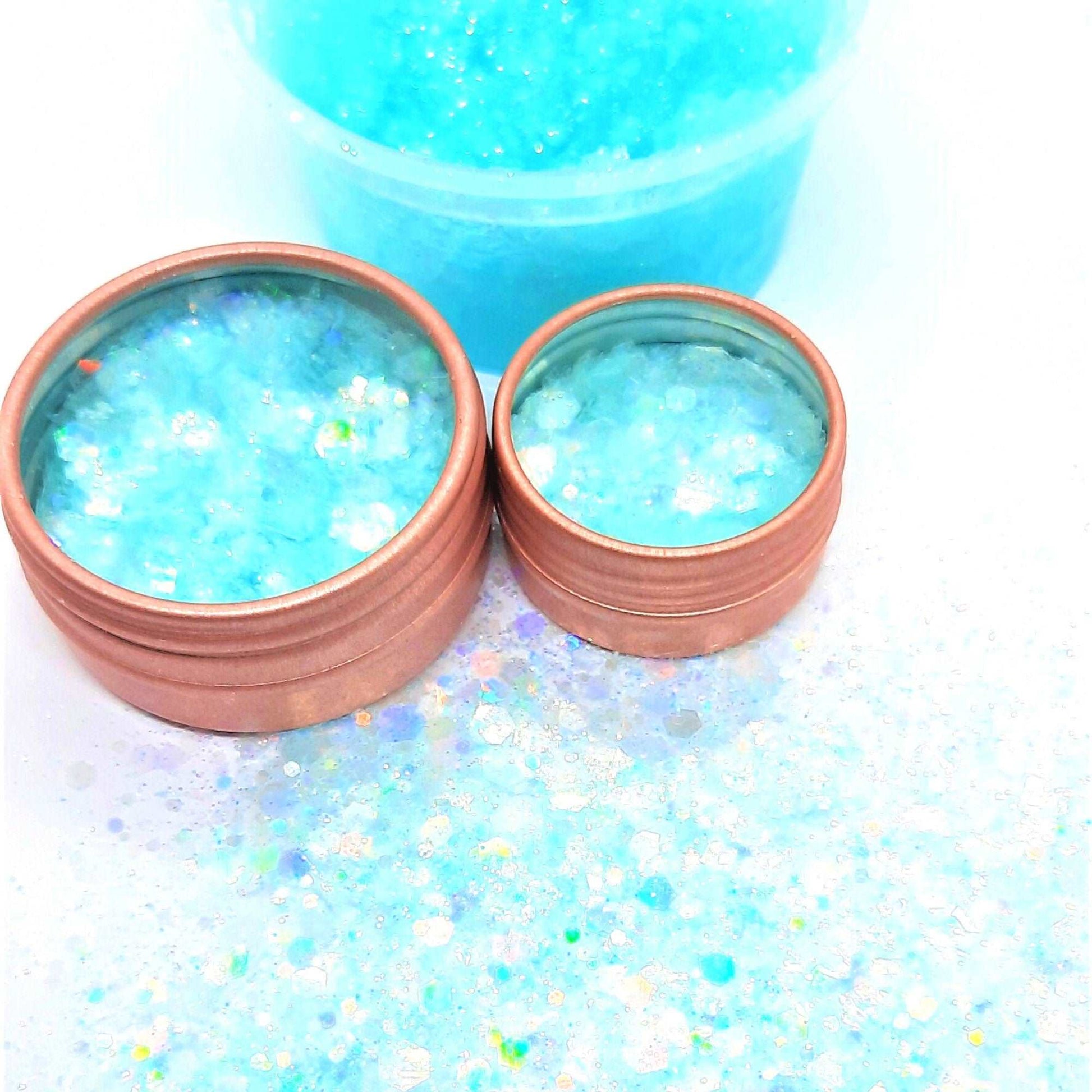 Calypso Ice Blue mat glitter mix