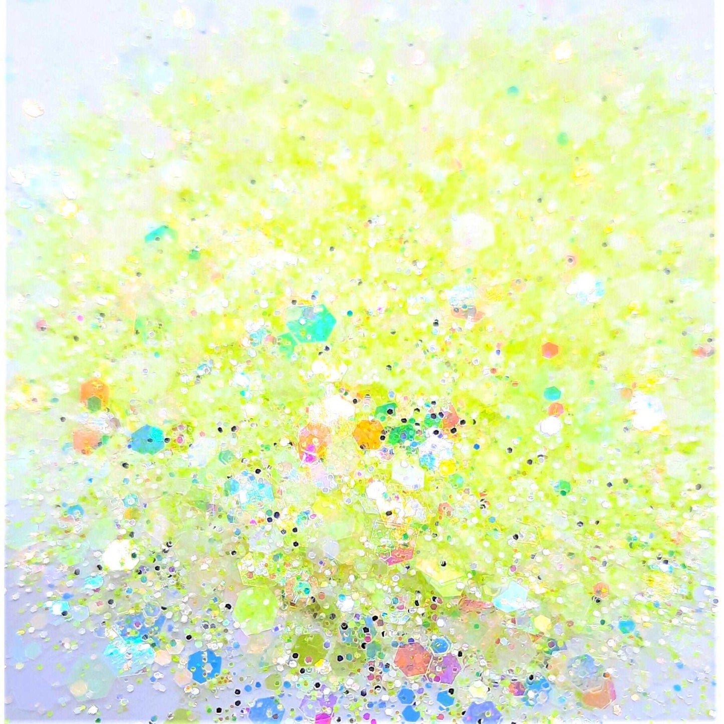 Flora Pastel Yellow Festival Disco Glitter Mix