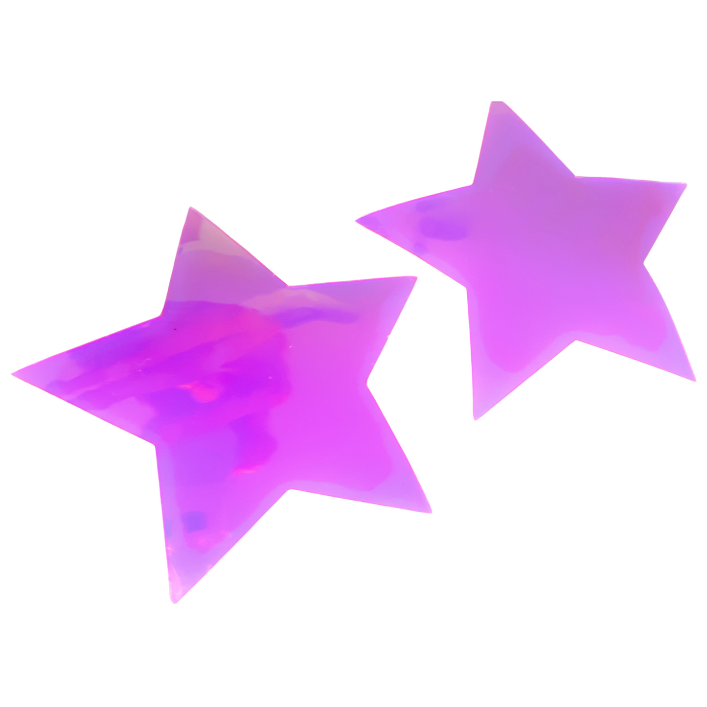 Pink Iridescent Star Nipple /Nipple Covers Pasties