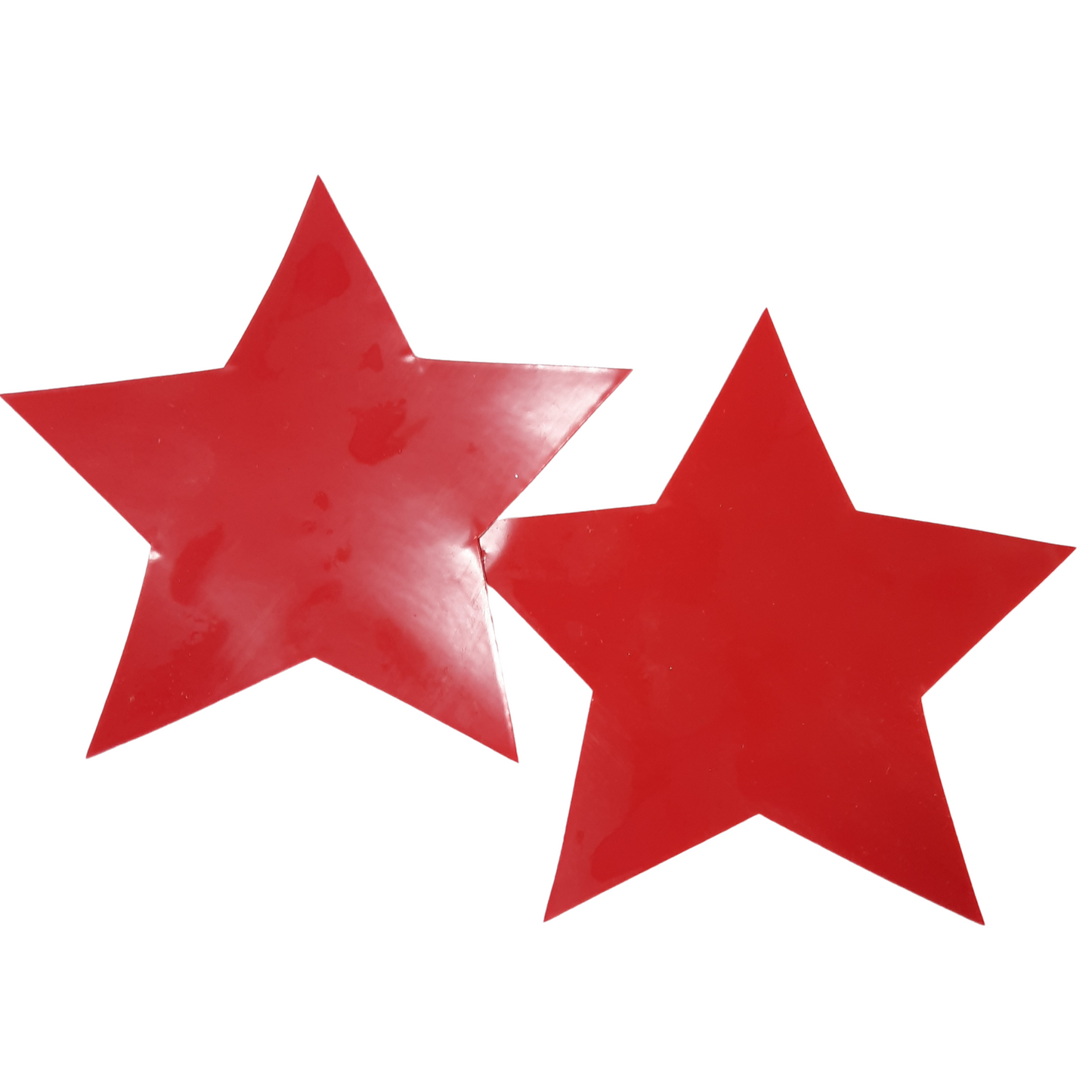 Red Latex  Star Nipple Pasties / Nipple Covers