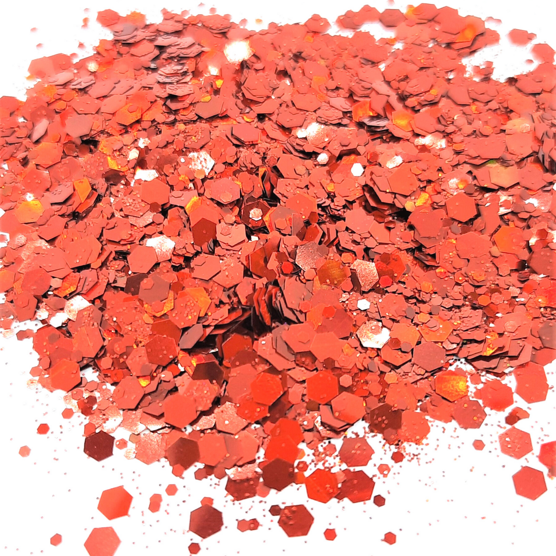 Ruby Slipper Red Glitter Mix  A really lovely mix of sizes all in bright shiny red, perfect for so many occasions, Add to your festival costume, glitter up your rave outfit, add sparkle to your Pride celebrations and even throw into your slime making times!