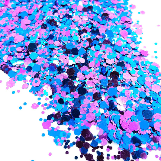 Mermaid Farts - Blue & Pink Holographic Festival Disco Glitter Mix