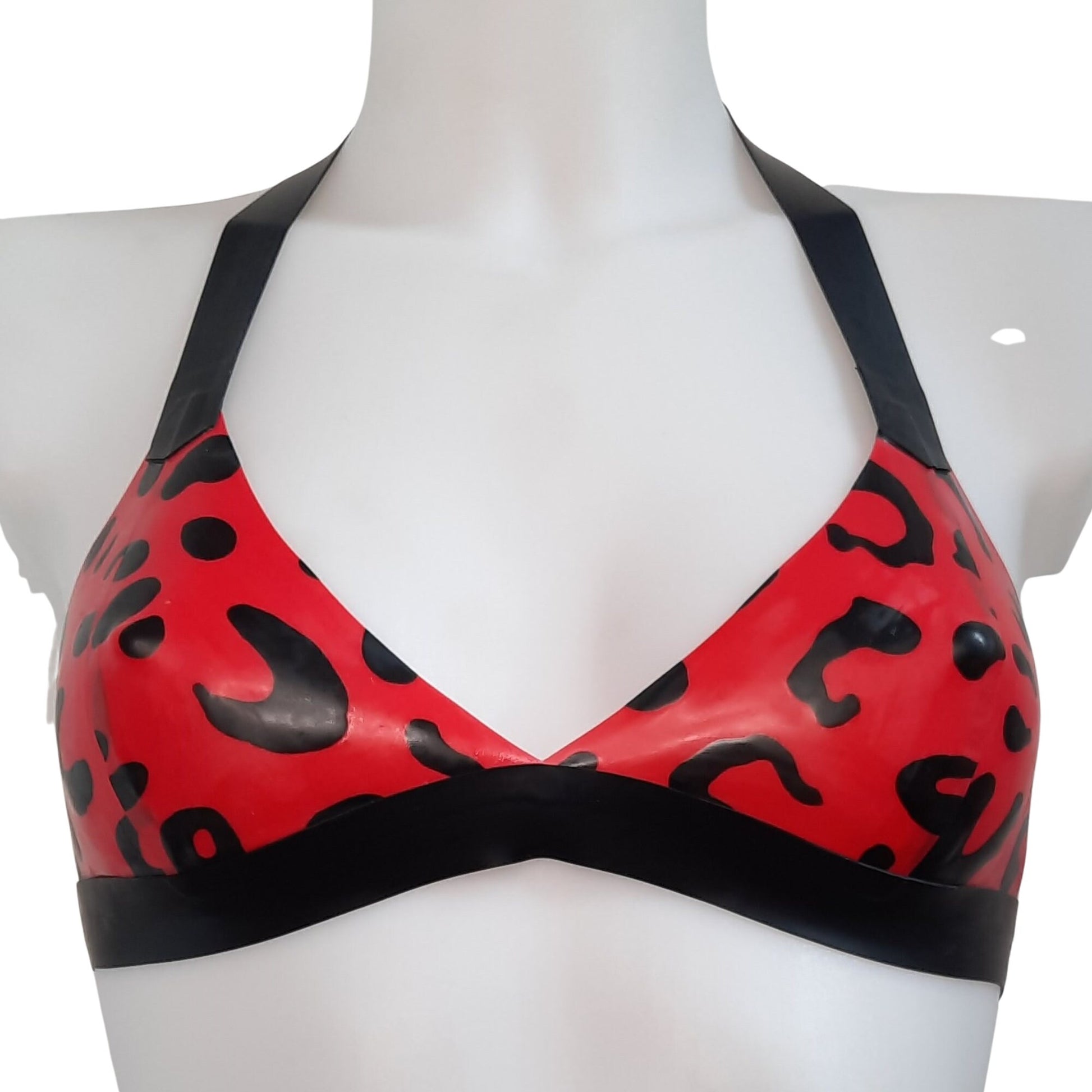 Custom Made Latex Rubber Bra With Underwire in Any Colour 